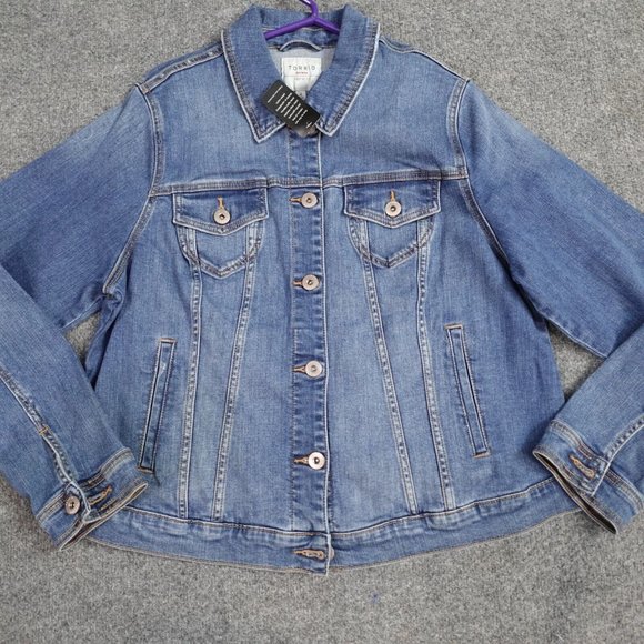 torrid Other - Torrid Trucker Jean Jacket 2X Blue Denim NEW